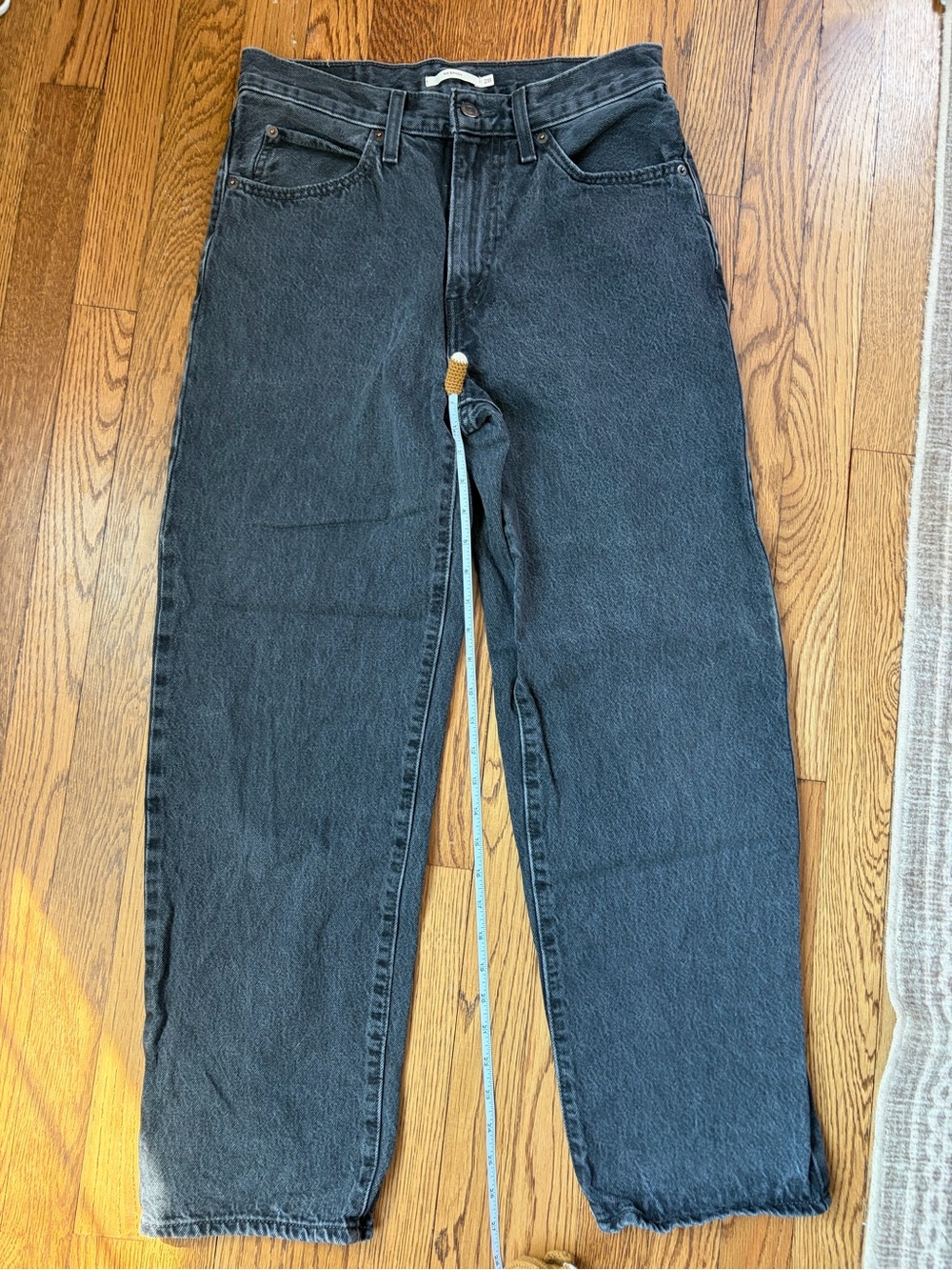 Levi's Women's Black Washed Boyfriend Jeans